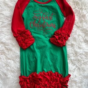 My first Christmas sweet pea gown Newborn - 3month
